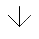 arrow down