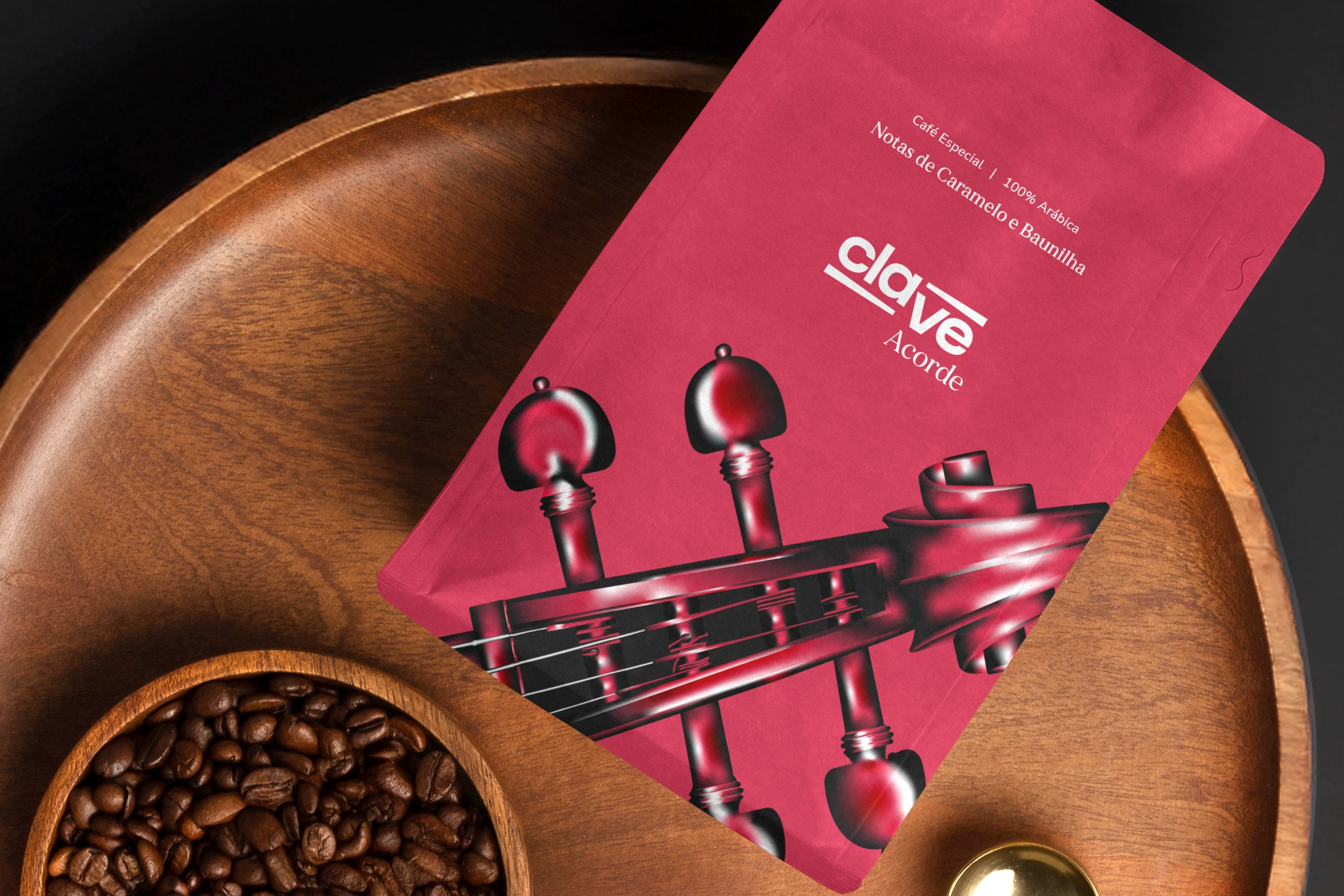 One of the packagings developed for specialty coffee brand Clave